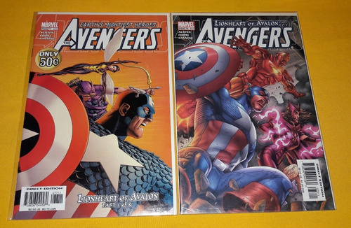 Avengers Lionheart Of Avalon 5 Comics Originales Marvel Usa (Usado)