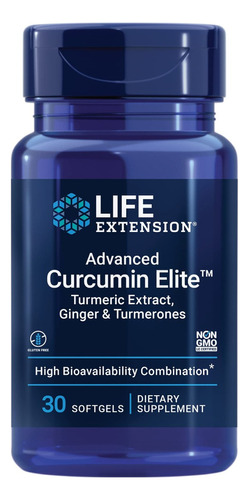 Extracto avanzado de cúrcuma Curcumin Elite, sabor sin sabor a jengibre y turmerona, válido el 11/2024