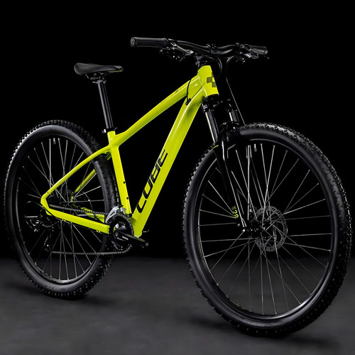 Bicicleta Mtb Cube Aim 29 16 V Talle 20 Aluminio Frenos Disco Hidraulico Green Moss