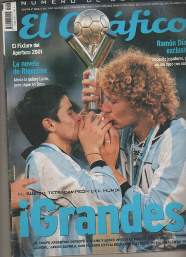 Revista El Grafico - Argentina Campeon Mundial Juvenil 2001