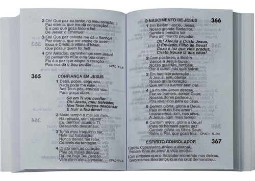 Harpa Cristã | Letra Normal | Tamanho Médio | Capa Fone