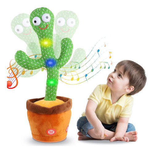 Kids Dancing Talking Cactus Toys Singing Mimicking