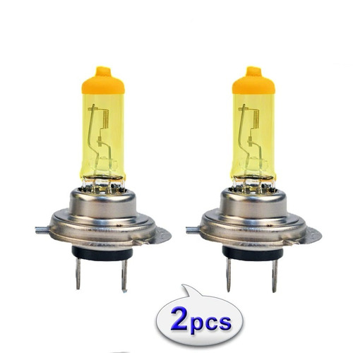 Imagen 2 de 2 de Ampolleta Halogena H7 100w 12v Amarillo Auto El Par