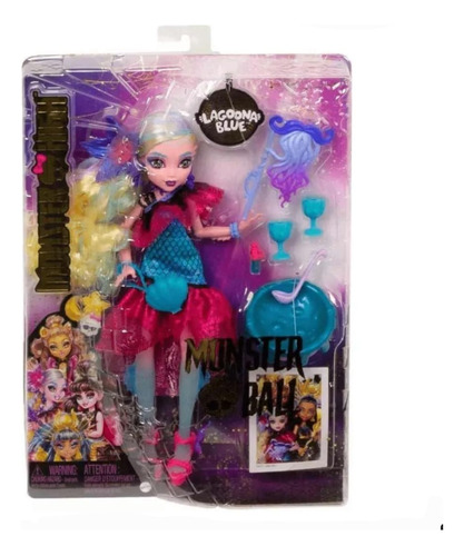 Monster High Lagoona Blue Fashion Monster Ball Baile Moustro