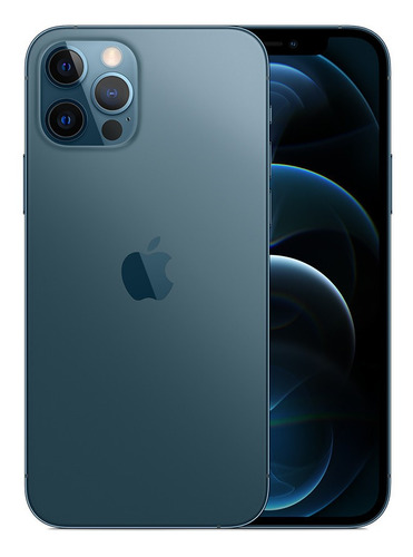 Imagen 1 de 10 de iPhone 12 Pro 256gb Pacific Blue Cable Funda Glass Cuota