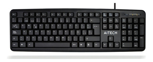 Teclado Aitech Para Pc Usb Ai-k11 Color Del Teclado Negro