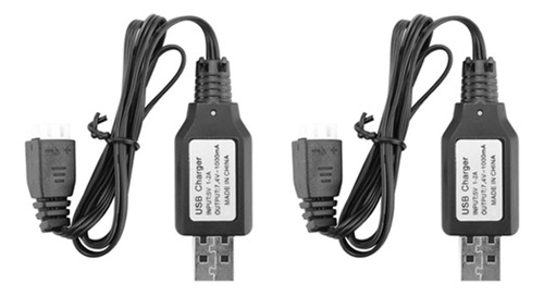 2 Cables De Carga Usb, 7,4 V, 2 X, Cargador De Batería De Io