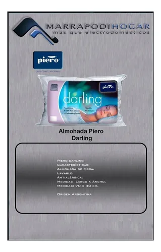 Almohada piero darling hot sale