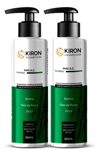 Shampoo + Cond Bamboo Max A.c. Crescimento Dos Fios 300ml