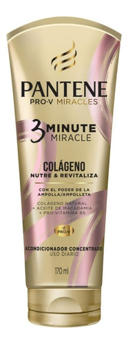  Pantene Acondicionador 3 Minute Miracle Colageno 170ml