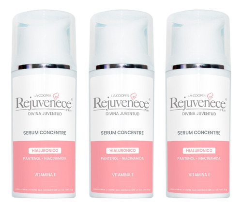 3 Rejuvenece Plus Serum Concentre Hialuronico - La Cooper