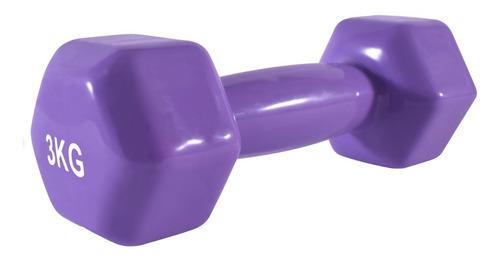 Imagen 3 de 6 de Mancuerna De 3 Kg Cada Una - Precio Por Unidad - Gym Pesas
