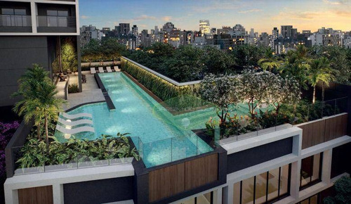 Imagem 3 de 26 de Studio Com Pé-direito De 3,70m À Venda, 25,40 M² Por R$ 399.900 - Brooklin - São Paulo/sp - St0163