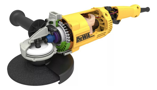 Esmeril Angular 7 2600w Dewalt Dwe497-b2c Color Amarillo