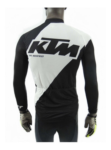 Imagen 2 de 3 de Remera / Jersey M/ Larga Ciclismo Ktm Factory Line Oficial