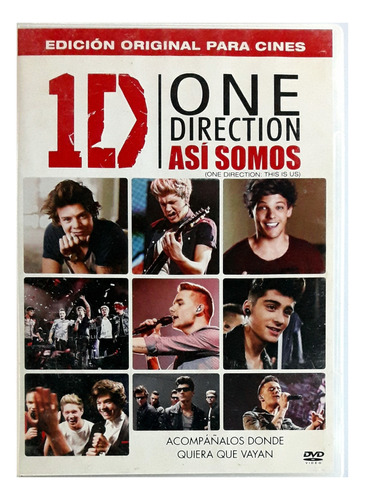 Dvd Oka One Direction Asi Somos  Edicion Para Cines  (Reacondicionado)