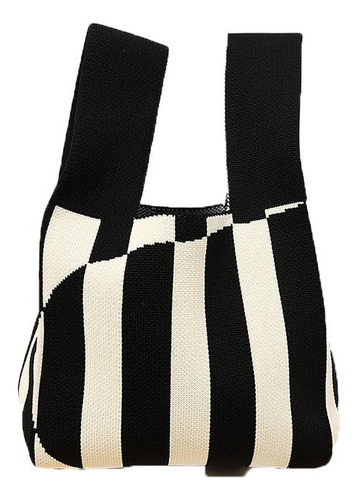 Bolso De Punto Con Nudo, Bolso De Mano Para Mujer Y Niña Hec