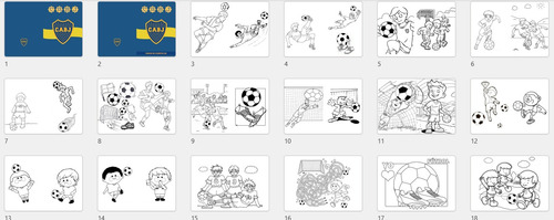 Kit Imprimible Souvenir Cumple Boca Fútbol Lapiceros A4