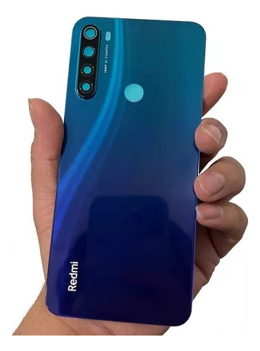 Tapa Trasera Xiaomi Redmi Note 8 Con Cristal Camara 