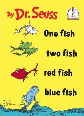 One Fish Two Fish Red Fish Blue Fish - Dr Seuss (hardback)