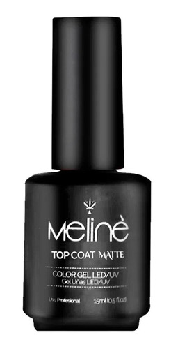 Esmalte Meline Semipermanente Top Coat Matte Gel Uv/led