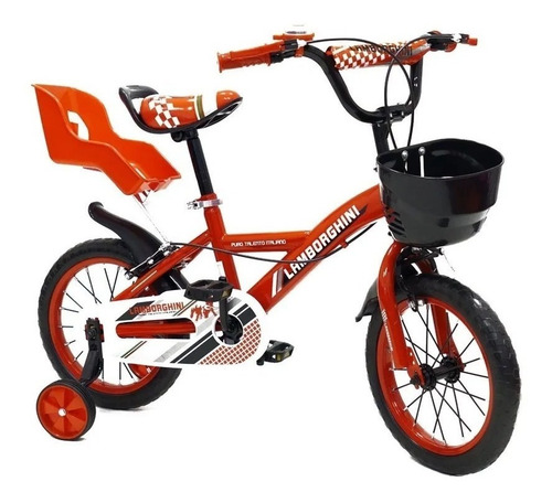 Bicicleta Infantil Lamborghini Rodado 14 Nuevelunas