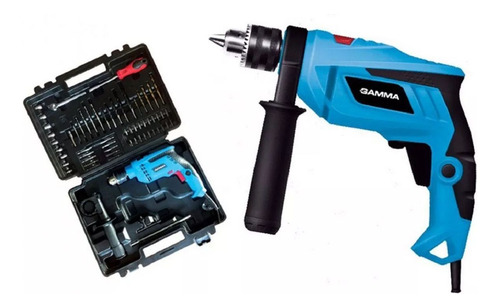 Imagen 3 de 6 de Taladro 13mm Gamma 710w Elite Percutor Perforadora Gtia 2 A