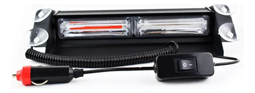 Barra Cob 2 Módulos 6 Funciones Estrobo Luz Roja / Azul Led