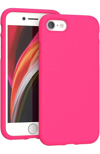 Funda Para iPhone SE 2020 / iPhone 7/8 4,7 (rosa Fuerte)