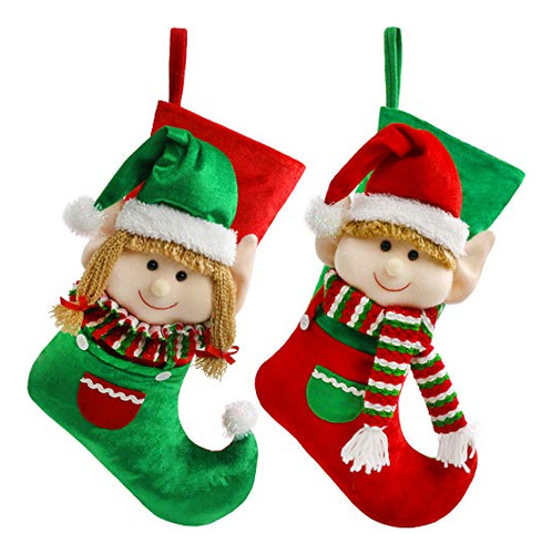 Especialyou 2 Pack Navidad Stocking 20 Pulgadas T19fy