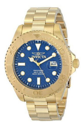 Reloj Invicta Para Hombre 15193 Esfera Azul En Tono Dorado