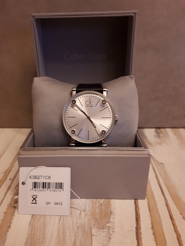 Reloj Calvin Klein Hombre K3b2t1c6 Acero Inoxidable Y Cuero