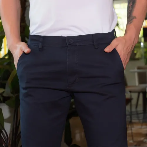 Calça social sales com lycra