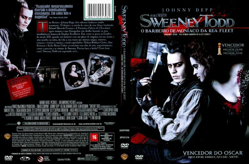 Dvd Sweeney Todd (tim Burton)