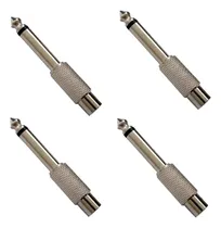 Comprar Ficha Adaptador Rca A Plug Mono 6.5mm Artekit Moon Pack X4