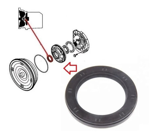 Retentor Conversor Torque L200 Triton Pajero Dakar Sport