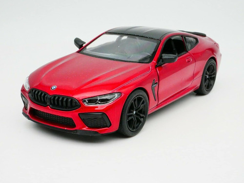 Kinsmart Bmw M8 Competition Coupe Red 5 1:36 Modelo De Metal