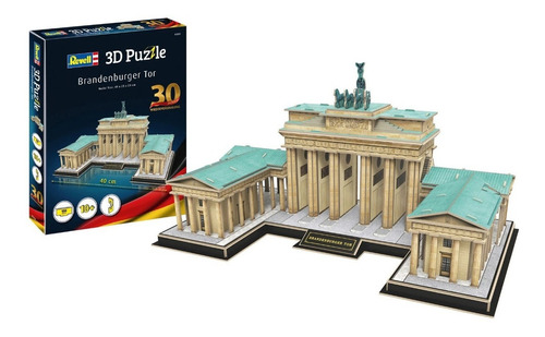 Quebra Cabeça 3d Puzzle Portão De Brandenburgo Revell 00209