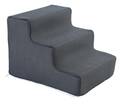 Rampa Para Gatos, Escalera Para S 3 Peldaños Gris Oscuro