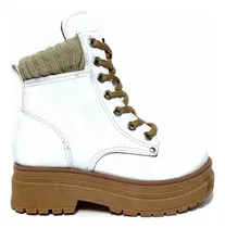 Comprar Borcegos Botas De Nena Bajos Acordonados Livianos Moda Niña