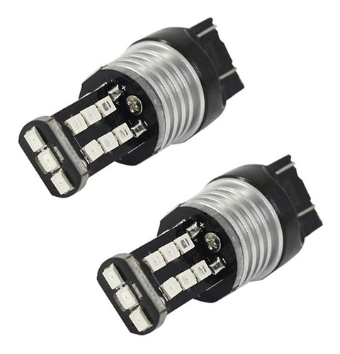 Lamparas Led T20 2 Polos 15 Smd 6000k 1080 Lums 360 Can Bus