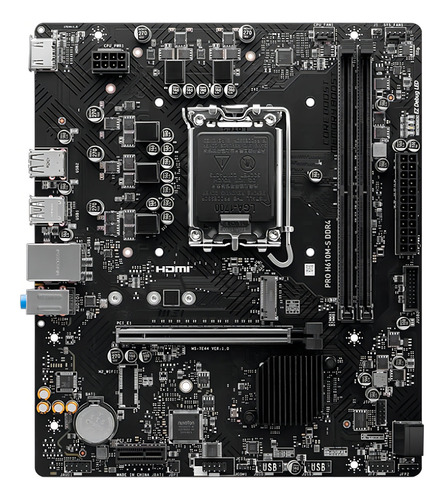 Motherboard Msi Pro H610m-s Ddr4 Intel H610 Lga1700 Matx