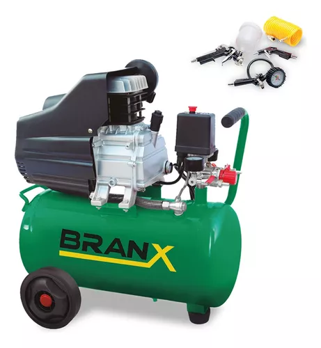 Compresor De Aire Eléctrico Portátil Branx 220v 50hz 50lts