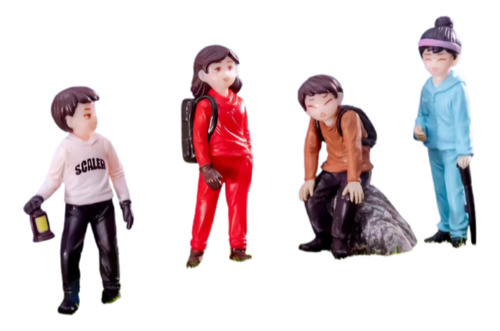 Set 4 Adolescentes Exploradores ( Personas Miniatura)
