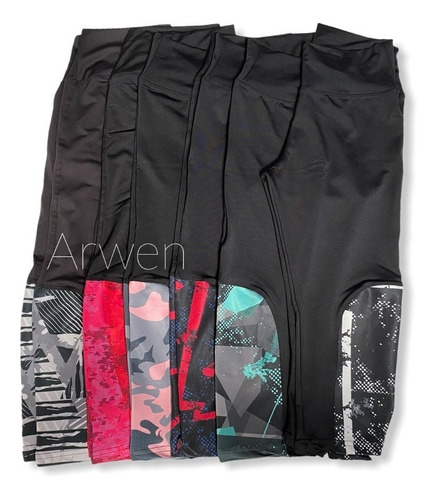 Imagen 5 de 9 de Calza Deportiva Mujer Gym Capri Fábrica, Art C240