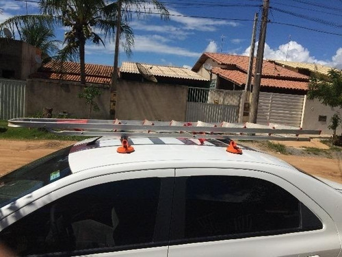 Imagem 3 de 4 de Melhor Rack Teto C Ventosas E Barras De Alumínio Cod.103012