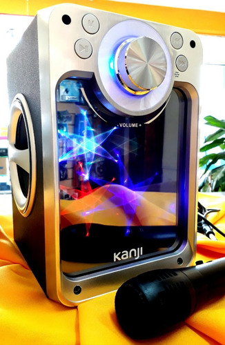 Parlante Portatil Kanji Roots Con Micrófono