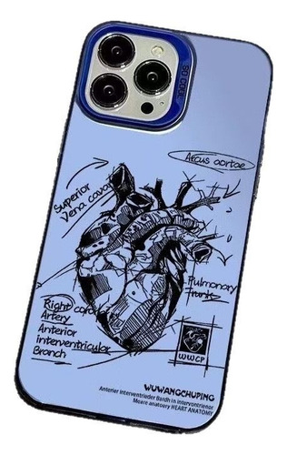 . Funda Para iPhone Case De Uso Rudo Con Diseño De Corazón N