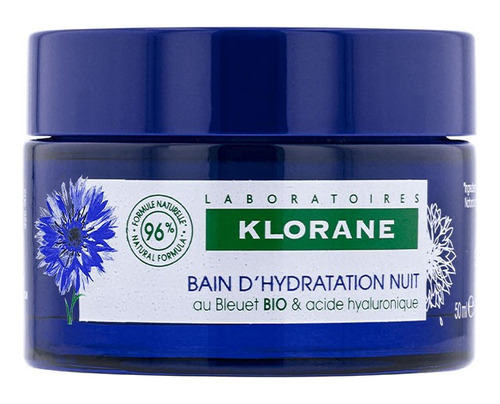Crema Noche Klorane Aciano Organic Acido Hialuronico X 50 Ml