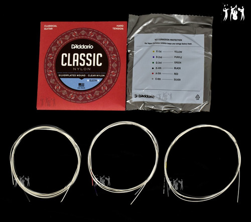 Imagen 3 de 3 de Encordado Guitarra Clasica Daddario Ej27h Tension Alta